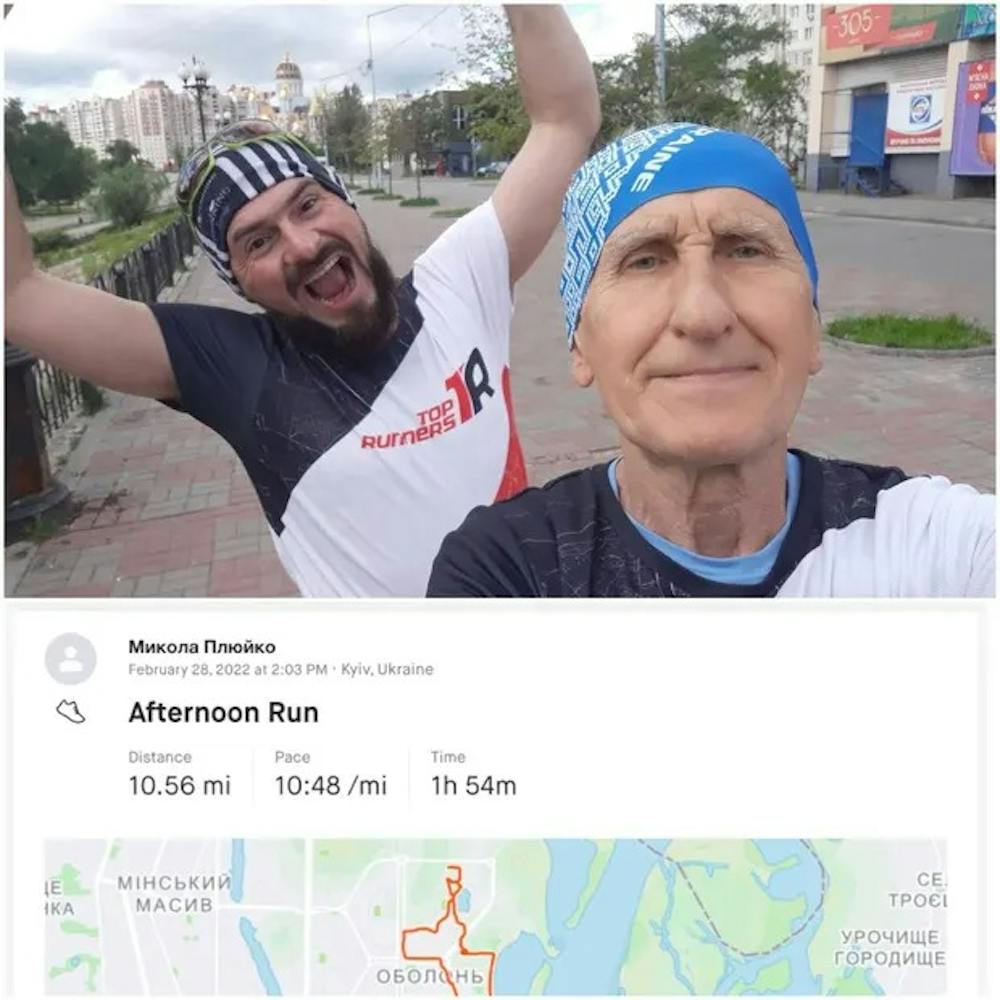 «Δείχνουμε ότι είμαστε ζωντανοί»: Ουκρανοί δρομείς πήγαν για τρέξιμο κατά τη διάρκεια των βομβαρδισμών στο Κίεβο runbeat.gr